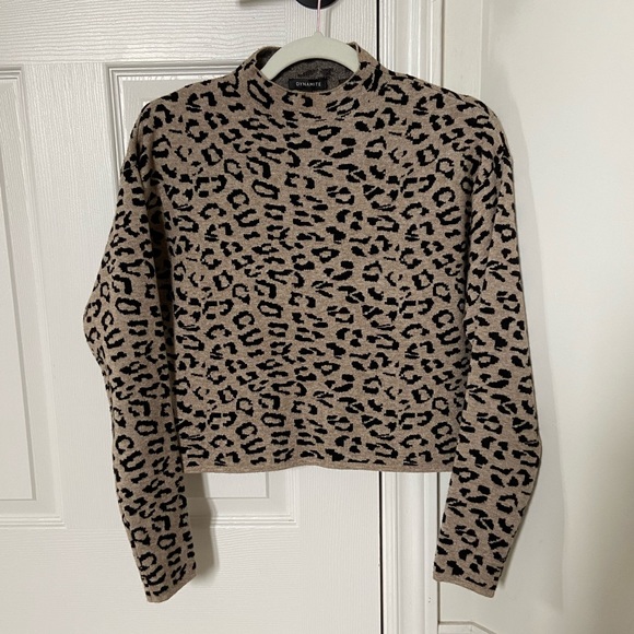 Stretchy Knit Mock Neck Sweater - Picture 2 of 11